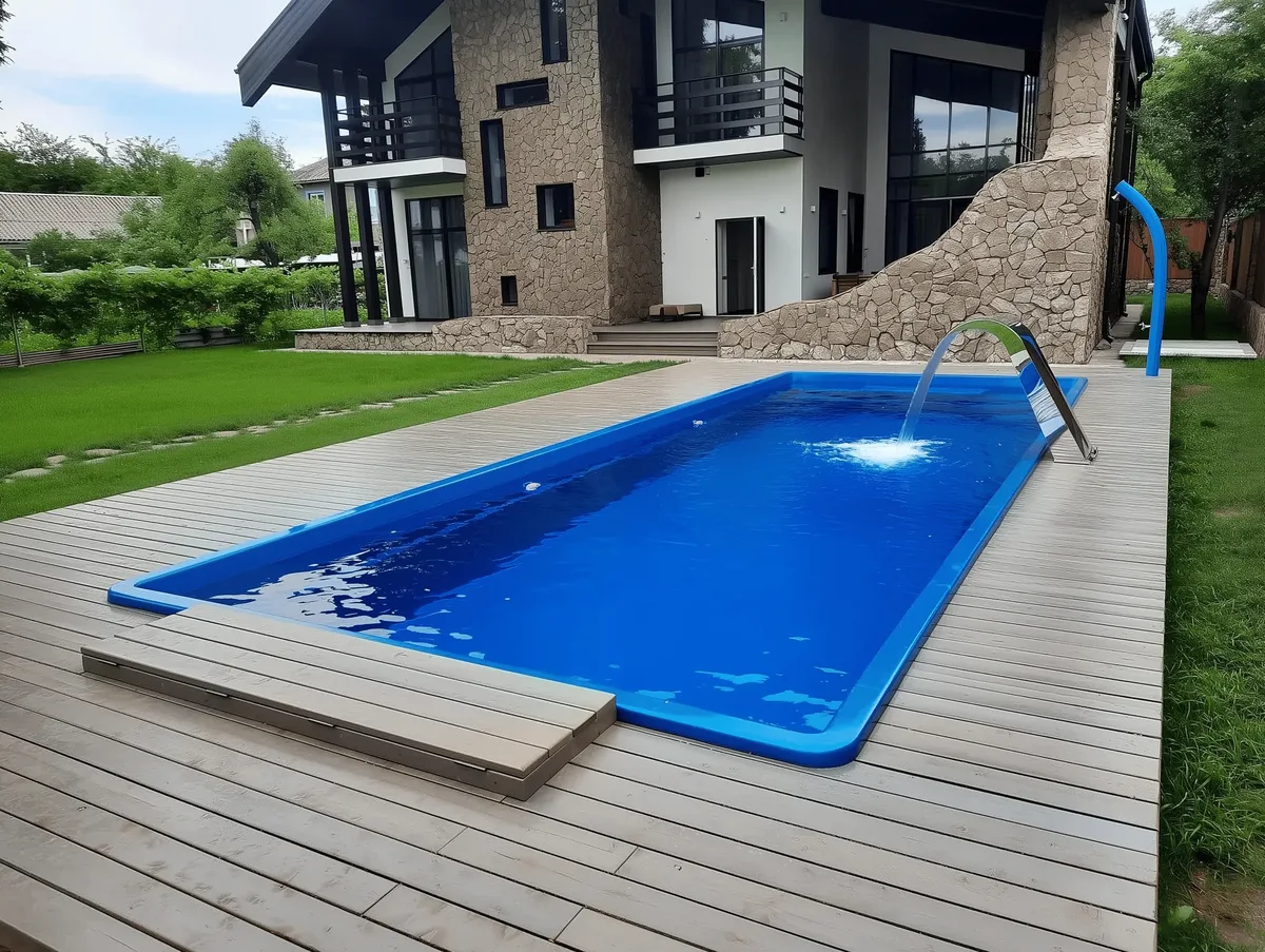 Композитный бассейн Laguna 9 — вид сверху в Бийске