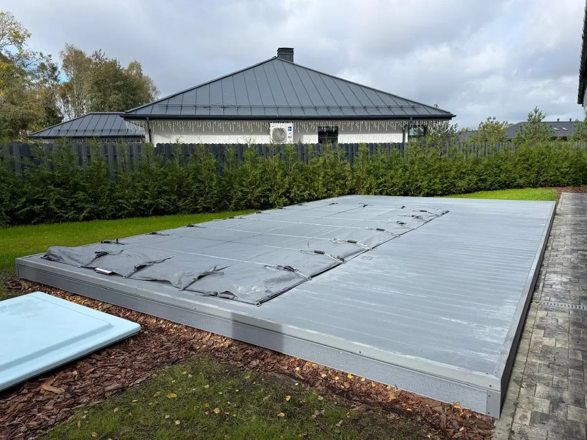 Покрывало Laguna Cover Mesh — установка в Бийске